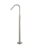 ROUND PADDLE FREESTANDING BATH SPOUT AND HAND SHOWER