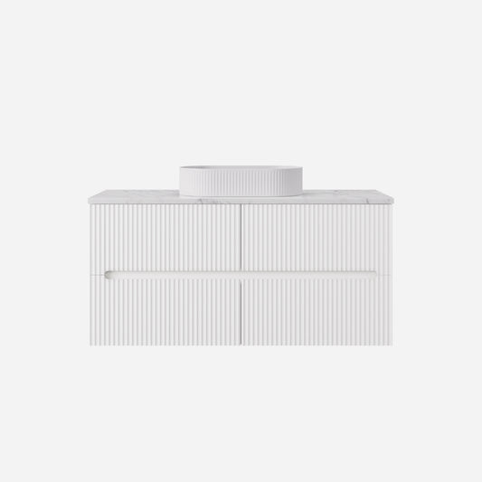 Cabarita Morden Wall Hung PVC Cabinet Matte White