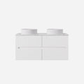 Cabarita Morden Wall Hung PVC Cabinet Matte White