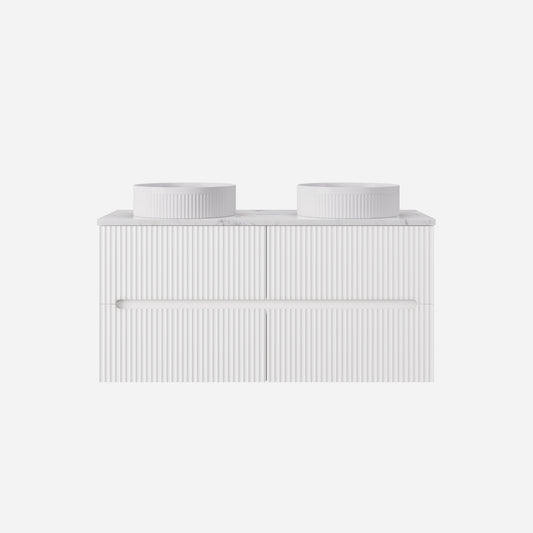 Cabarita Morden Wall Hung PVC Cabinet Matte White