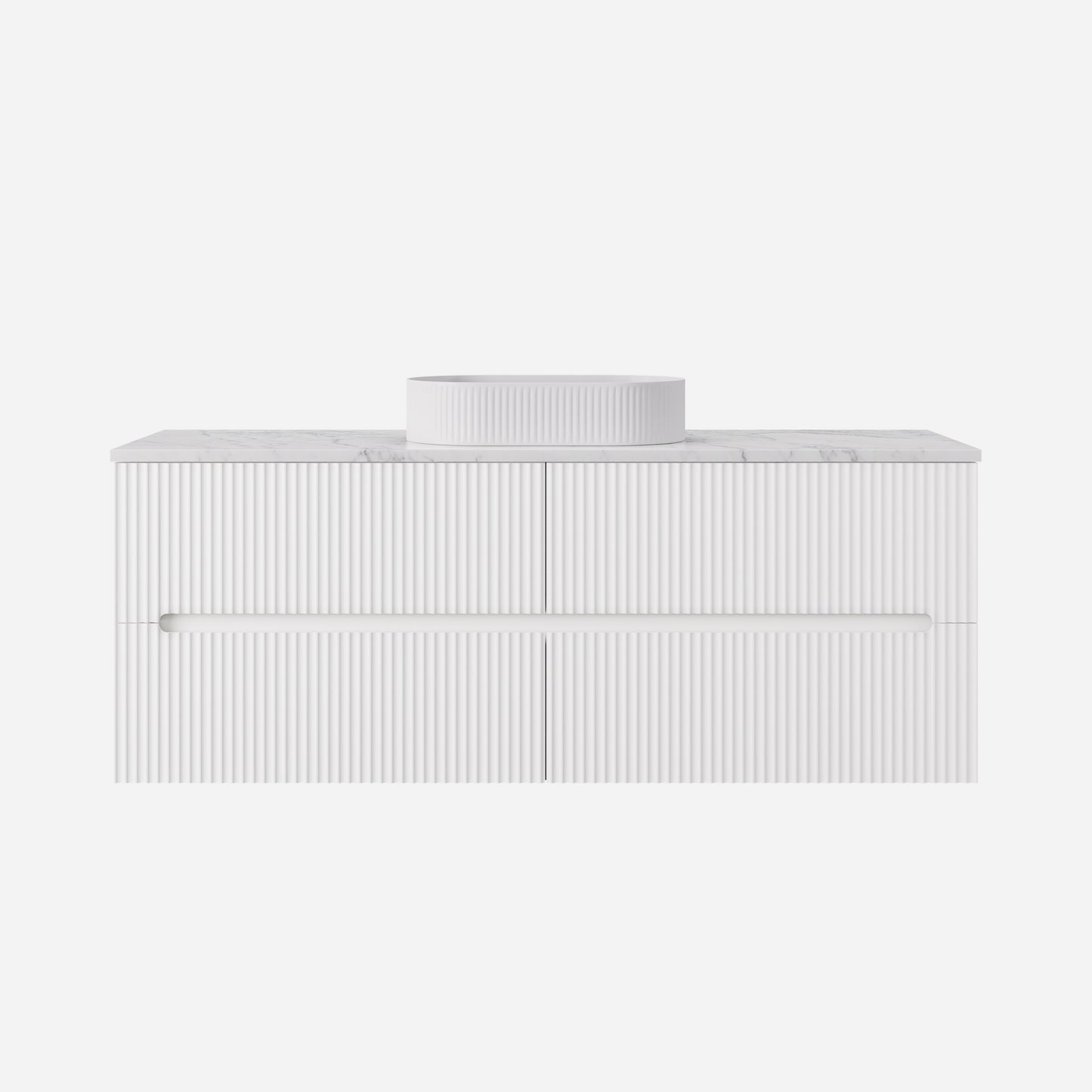 Cabarita Morden Wall Hung PVC Cabinet Matte White