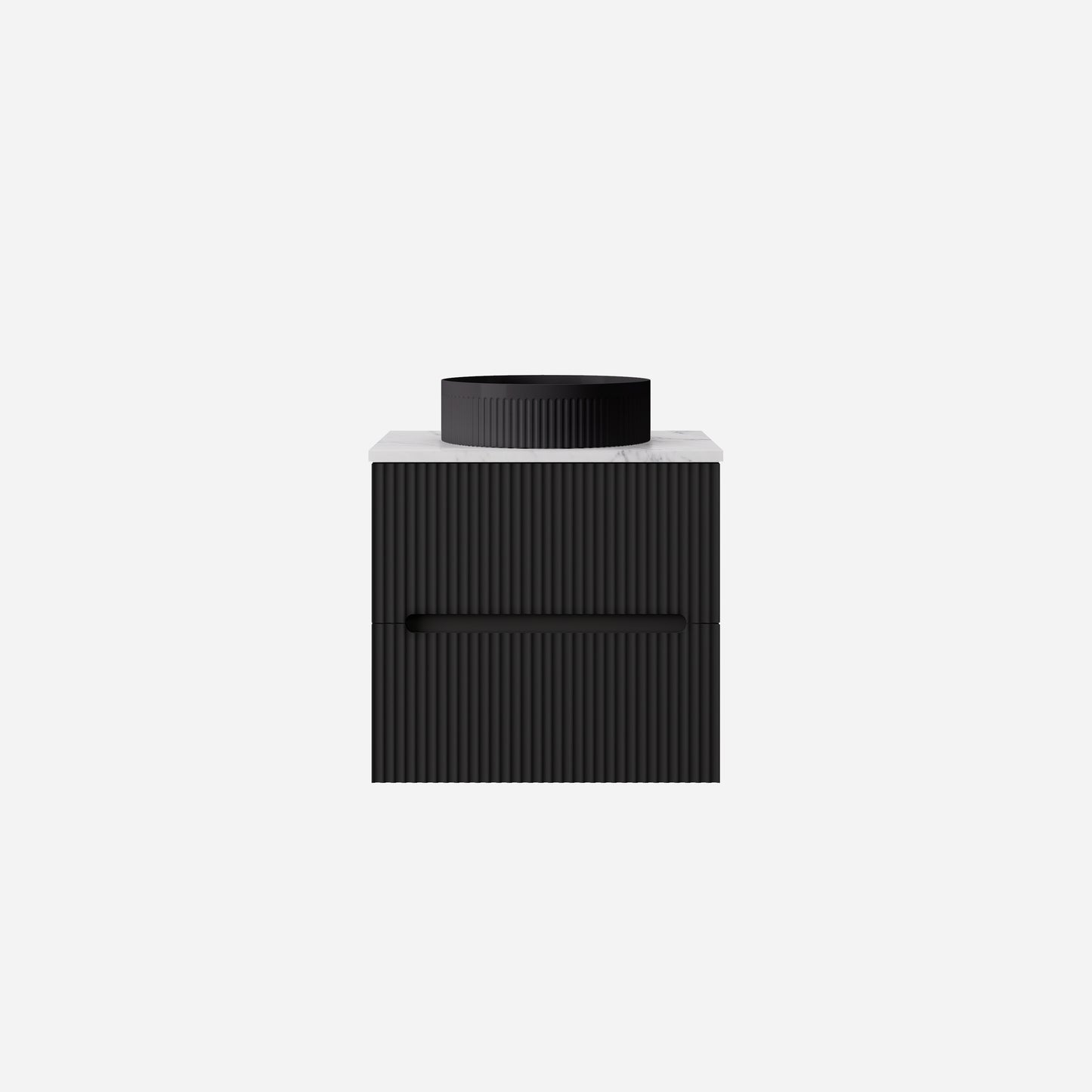 Cabarita Morden Wall Hung PVC Cabinet Matte Black