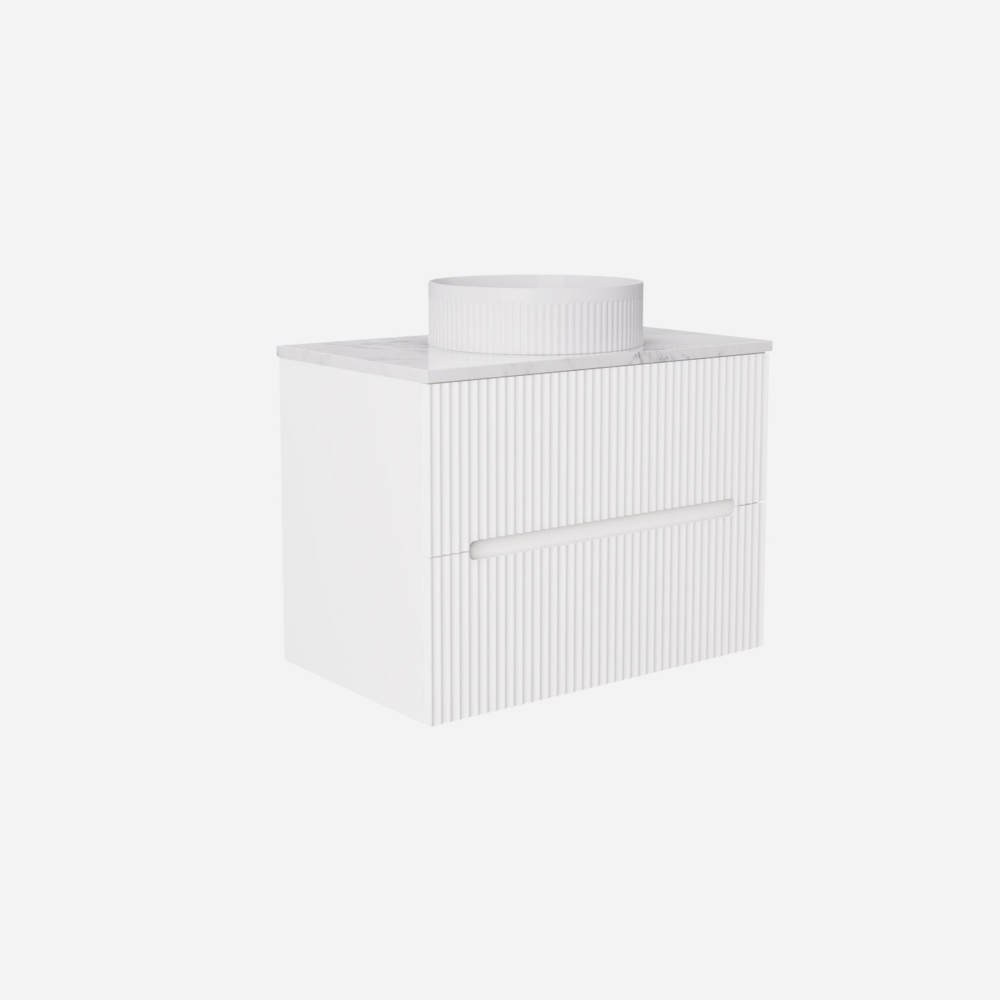 Cabarita Morden Wall Hung PVC Cabinet Matte White