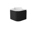 Estella Modern Wall Hung Vanity PVC Cabinet Matte Black