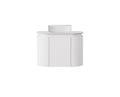 Estella Modern Wall Hung Vanity PVC Cabinet Matte White