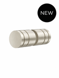 Meir Shower Door Round Handle - Glass Hardware — PVD Brushed Nickel, Brushed Nickel, Shower Screen Hardware