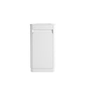 Mini Hartelle Fluted Floor Standing Matte White Cabinet