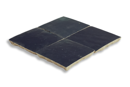 Medina Midnight Blue Moroccan Zellige Square Tile