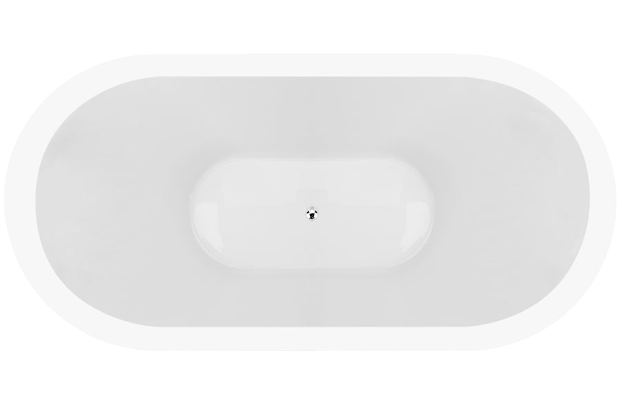 Mintori 1790 Freestanding Bath — White Baths, Acrylic Baths, Oval Baths