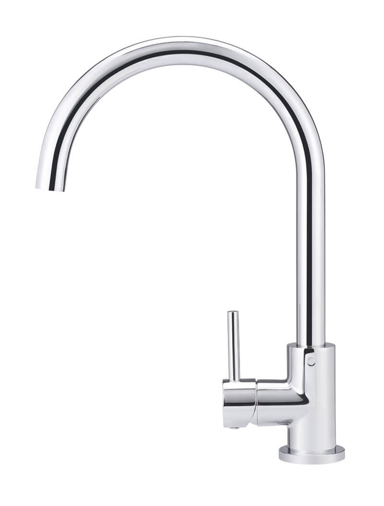 ROUND GOOSENECK KITCHEN MIXER TAP