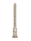 ROUND GOOSENECK KITCHEN MIXER TAP