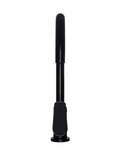 ROUND GOOSENECK KITCHEN MIXER TAP WITH PADDLE HANDLE