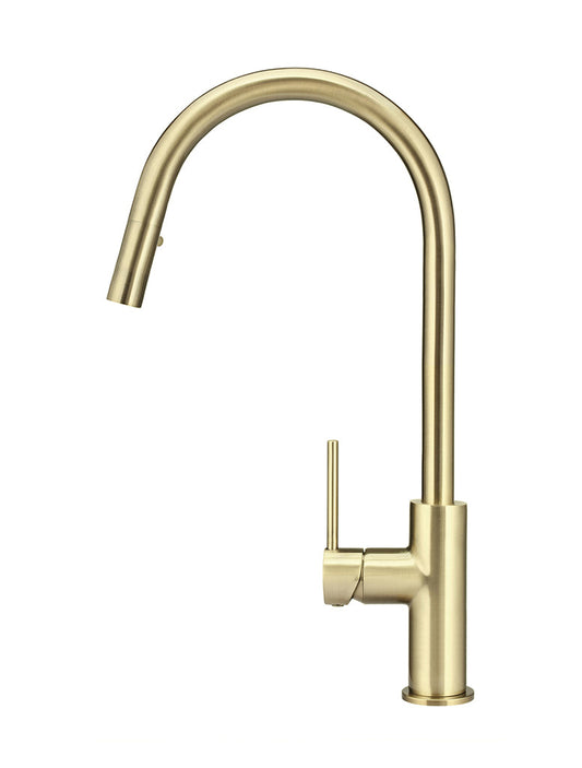 ROUND PICCOLA PULL OUT KITCHEN MIXER TAP