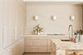 ROUND PADDLE PICCOLA PULL OUT KITCHEN MIXER TAP