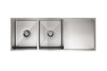 LAVELLO KITCHEN SINK - DOUBLE BOWL & DRAINBOARD 1160 X 440