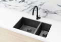 LAVELLO SINK STRAINER AND WASTE PLUG BASKET WITH STOPPER GUNMETAL BLACK