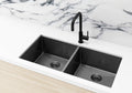 LAVELLO SINK STRAINER AND WASTE PLUG BASKET WITH STOPPER GUNMETAL BLACK