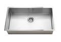 LAVELLO KITCHEN SINK - SINGLE BOWL 760 X 440 - PVD PVD BRUSHED NICKEL