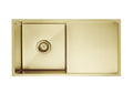 LAVELLO KITCHEN SINK - SINGLE BOWL & DRAINBOARD 840 X 440