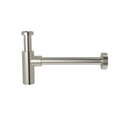 Round bottle trap for 32mm basin waste - PVD Brushed Nickel