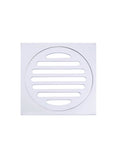SQUARE FLOOR GRATE SHOWER DRAIN 100MM OUTLET