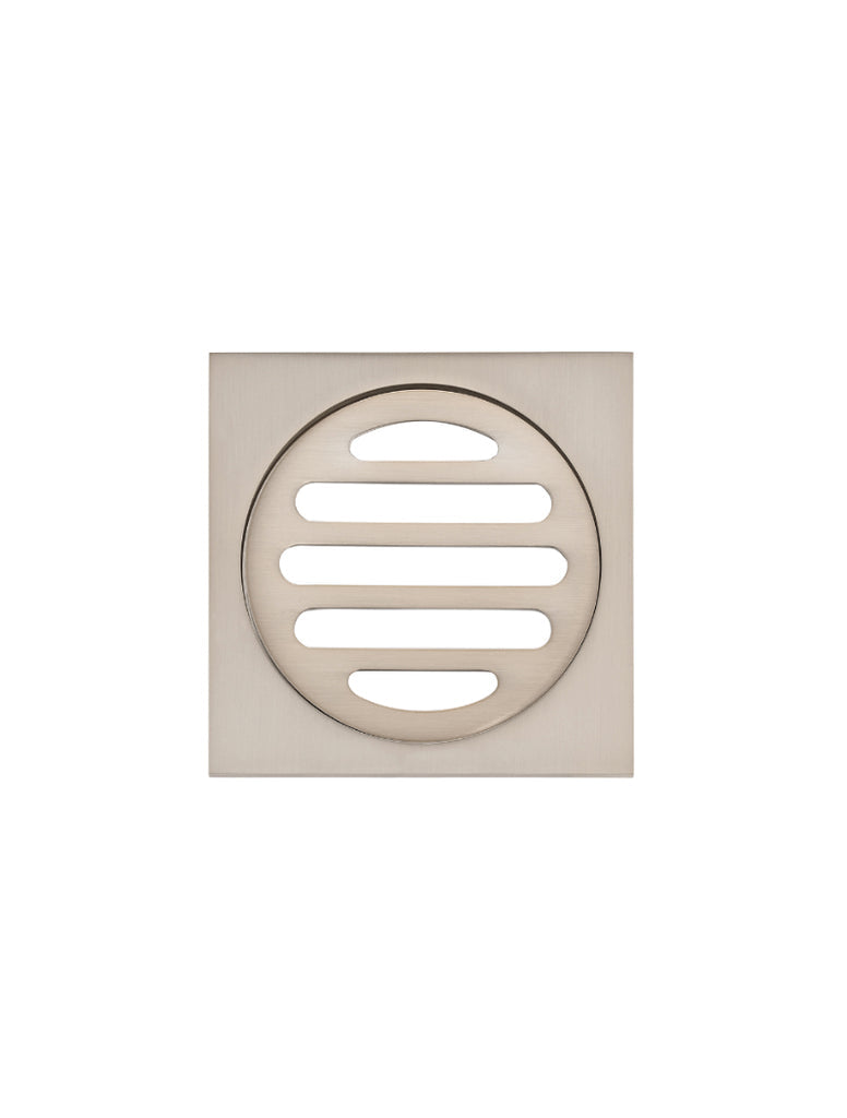 SQUARE FLOOR GRATE SHOWER DRAIN 80MM OUTLET