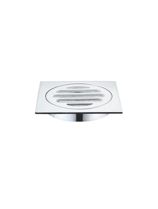 SQUARE FLOOR GRATE SHOWER DRAIN 80MM OUTLET