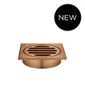 SQUARE FLOOR GRATE SHOWER DRAIN 80MM OUTLET