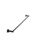 Meir Round Single Towel Rail - Matte Black