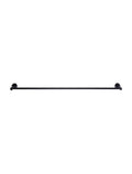 Meir Round Single Towel Rail - Matte Black