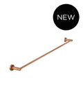 Meir Round Single Towel Rail - PVD Lustre Bronze