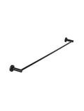 Meir Round Single Towel Rail - Matte Black
