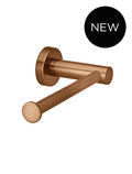 Meir Round Toilet Roll Holder - PVD Lustre Bronze