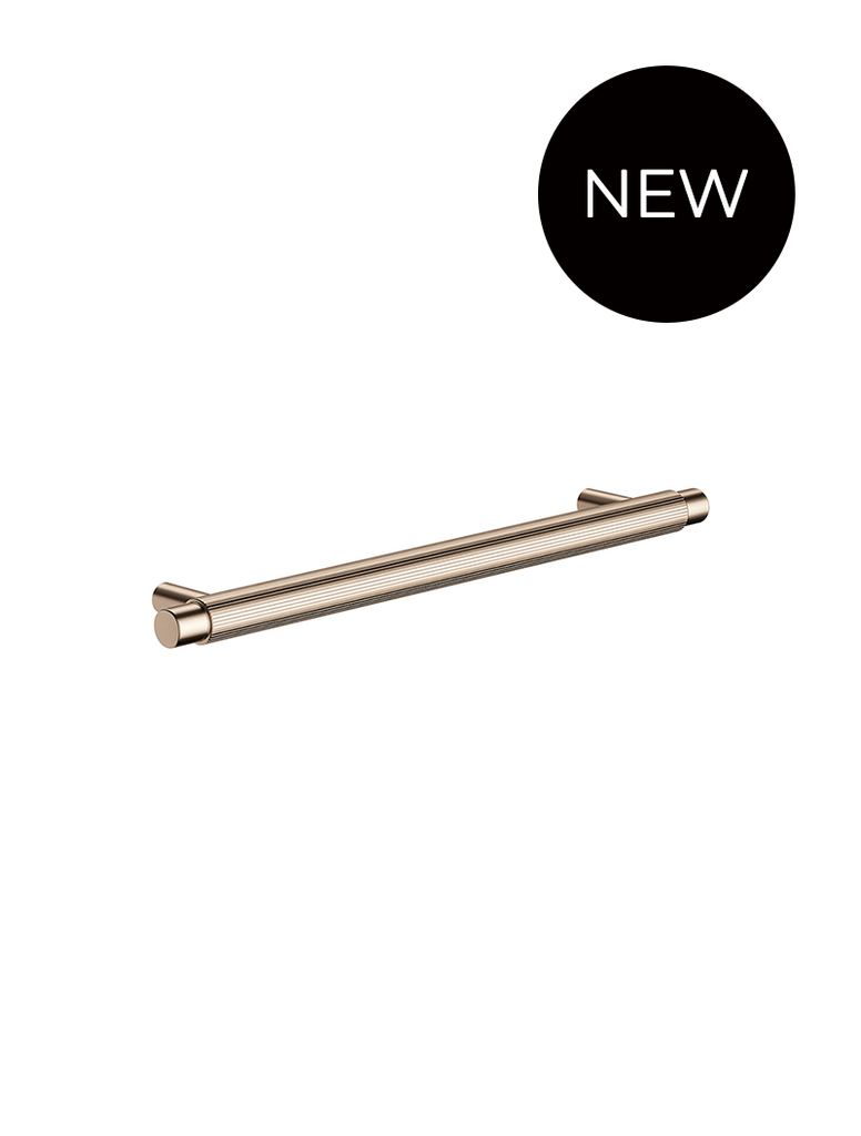 ÖPPEN ROUND PULL 200MM CABINET HANDLE (LINEAR KNURLED)