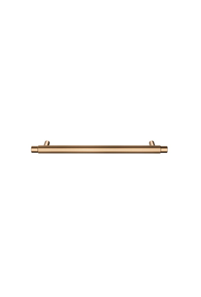 ÖPPEN ROUND PULL 200MM CABINET HANDLE (LINEAR KNURLED)