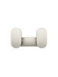 Meir Curvaé Double Robe Hook - PVD Brushed Nickel