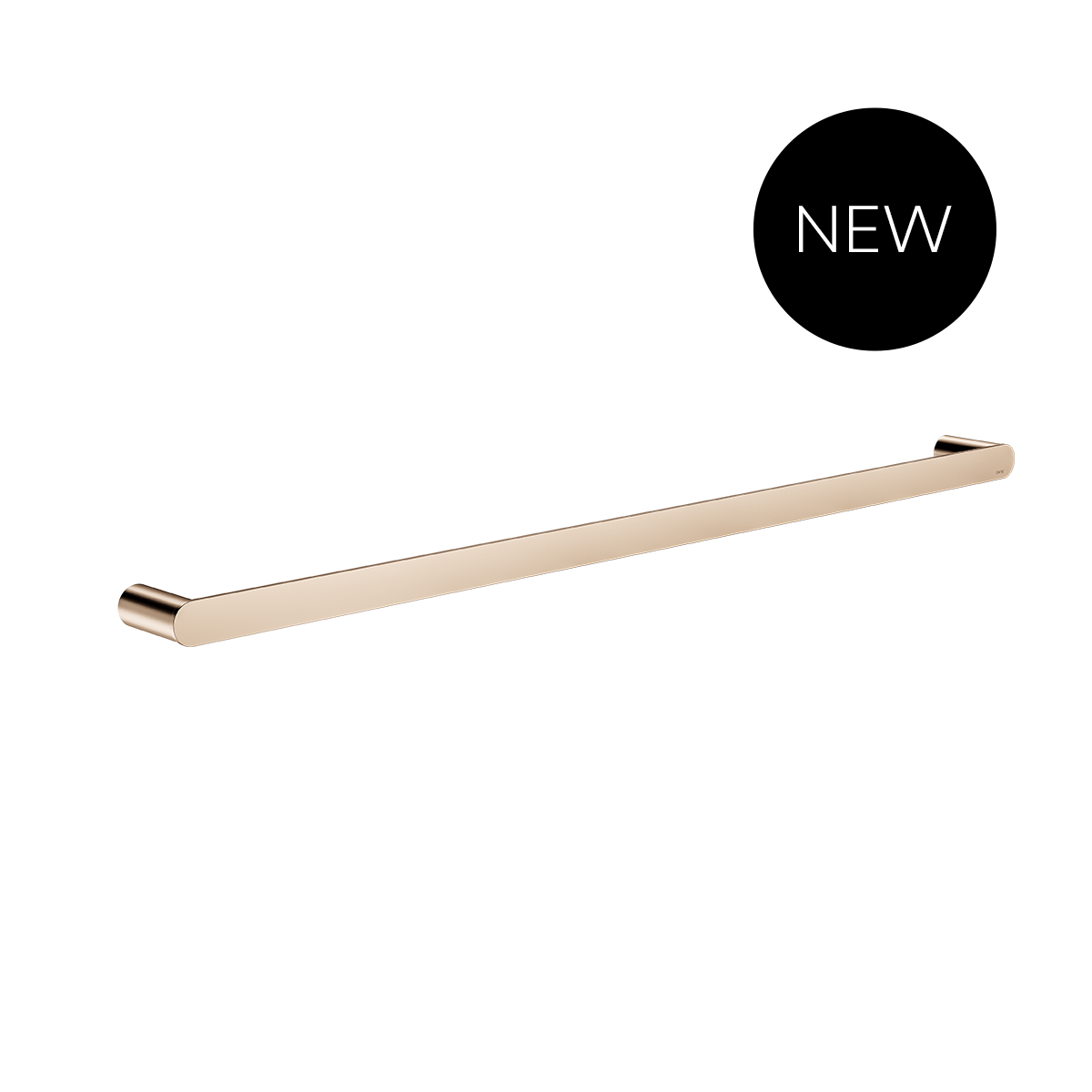 Curvae Single Towel Rail 800mm - Champagne