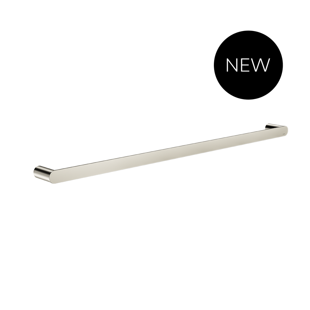 Curvae Single Towel Rail 800mm - PVD Brushed Nickel