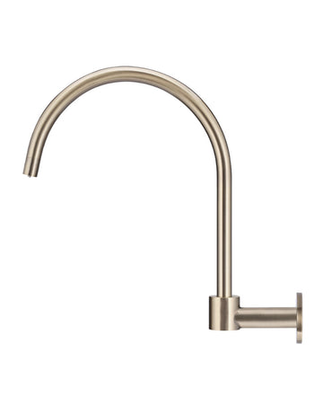 Round High-Rise Swivel Wall Spout