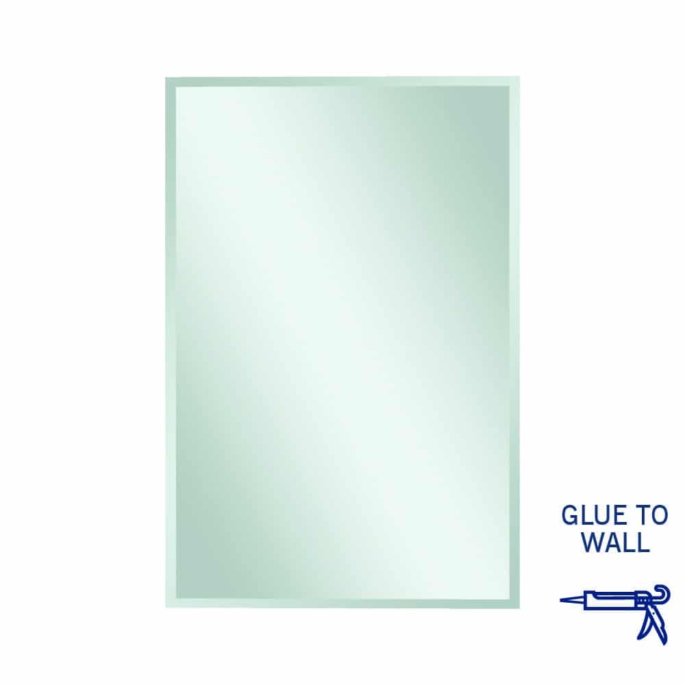 MS1280GT Rectangle 25mm Bevel Edge Mirror