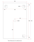 MS1280HN Rectangle 25mm Bevel Edge Mirror