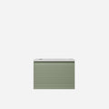 Sedona Olive Green Fluted Wall Hung PVC Cabinet LK-MS750W-OG