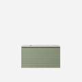 Sedona Olive Green Fluted Wall Hung PVC Cabinet LK-MS900W-OG