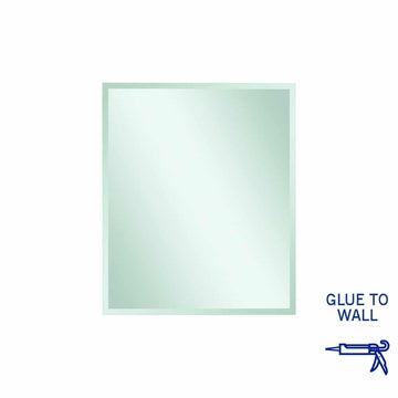MS9075GT Rectangle 25mm Bevel Edge Mirror