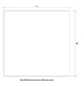 MS9090GT Rectangle 25mm Bevel Edge Mirror