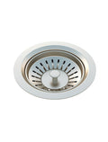 LAVELLO SINK STRAINER AND WASTE PLUG BASKET WITH STOPPER