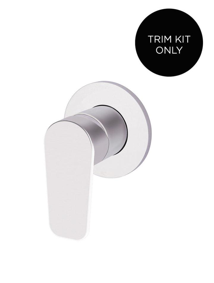 Round Wall Mixer Paddle Handle Trim Kit (In-Wall Body Not Included) — Polished Chrome, Shower Mixers