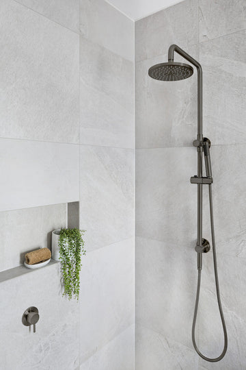 Round Wall Mixer Short Pin Lever Trim Kit (in-Wall Body Not Included) Shadow Gunmetal