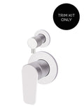 ROUND DIVERTER MIXER PADDLE HANDLE TRIM KIT (IN-WALL BODY NOT INCLUDED) POLISHED CHROME
