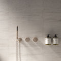 Progressive mixer (in-wall body and Trim set) - Champagne